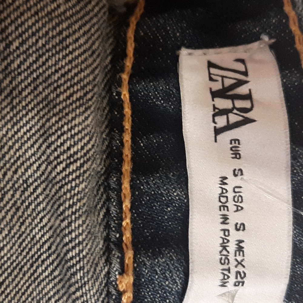 Zara Dark Wash Strapless Denim Jumpsuit - Picture 9 of 9